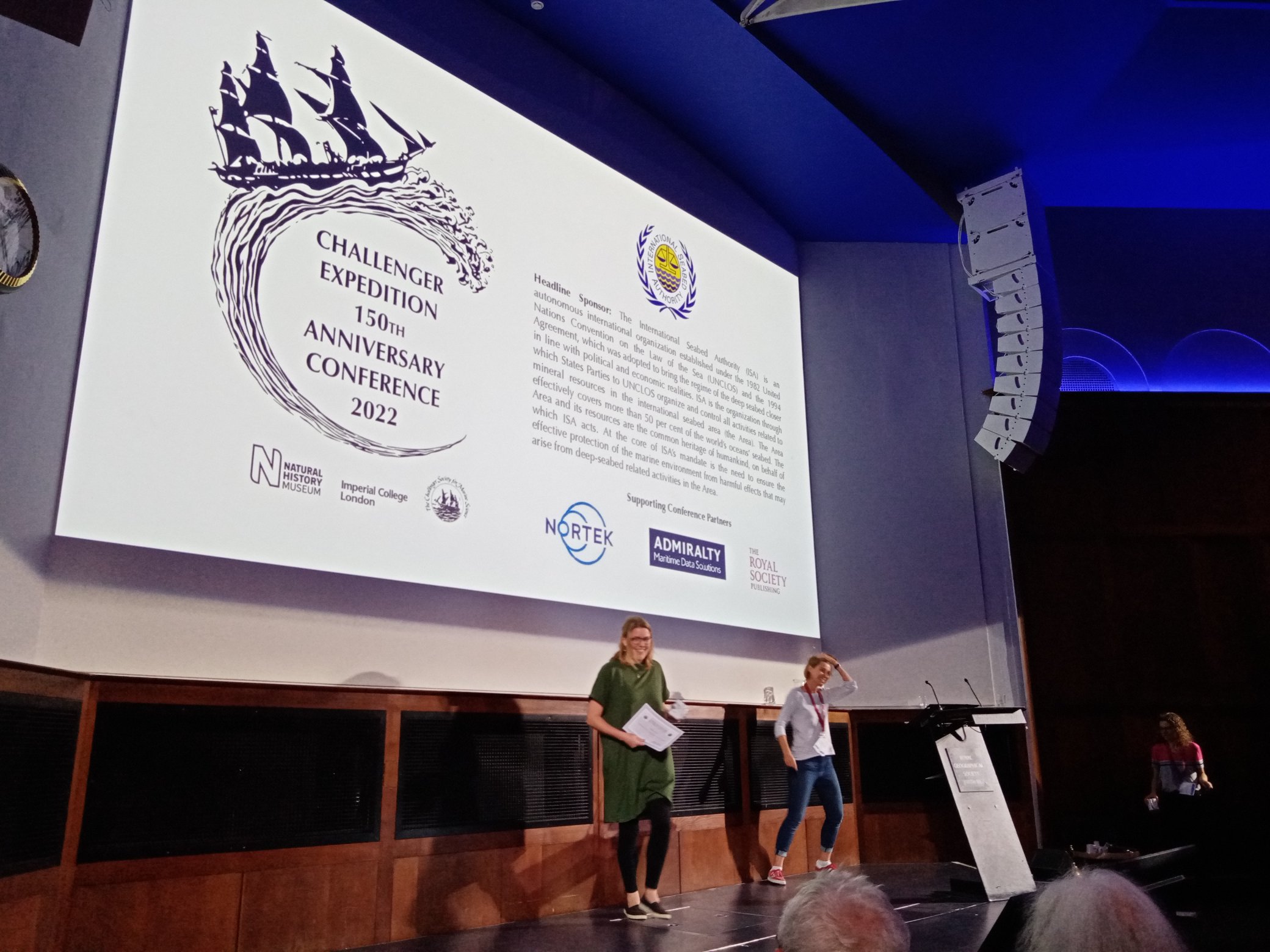 Awarded fellowship by the Challenger Society of Marine Science