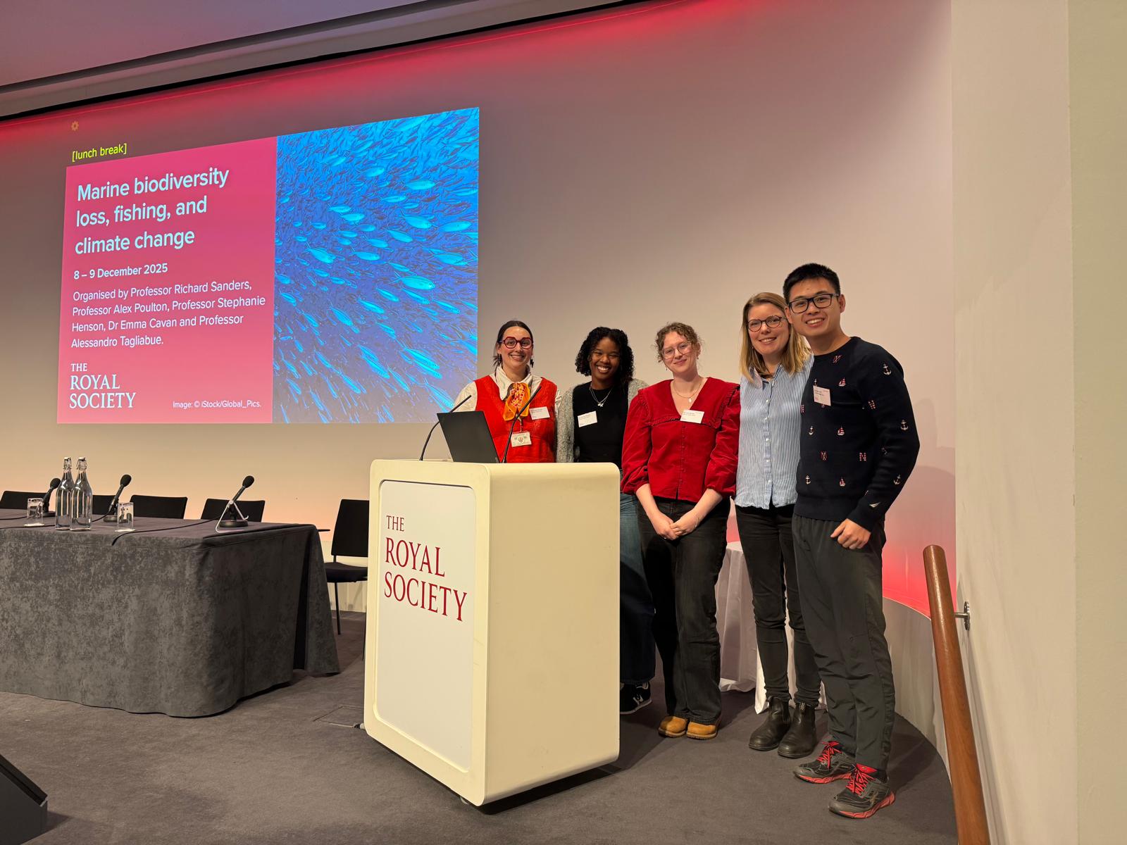 The Cavan lab heads to the Royal Society!